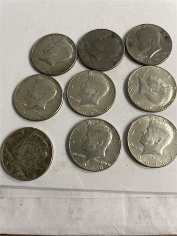 Half dollar coins lot1 (L)