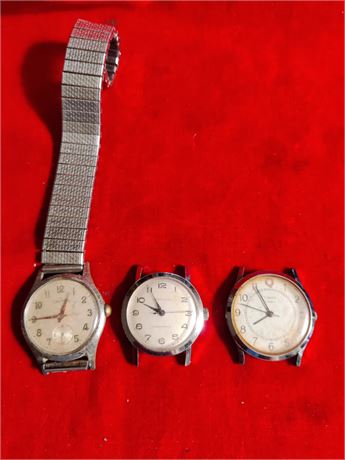 3 Vintage Watches