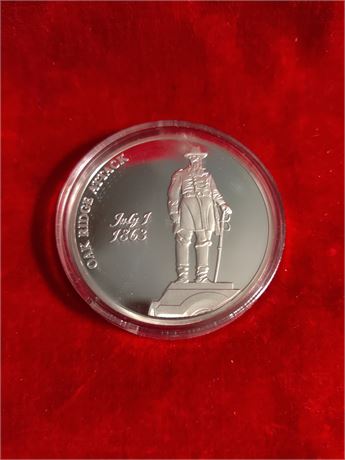 The Battle of Gettysburg Silver Coin