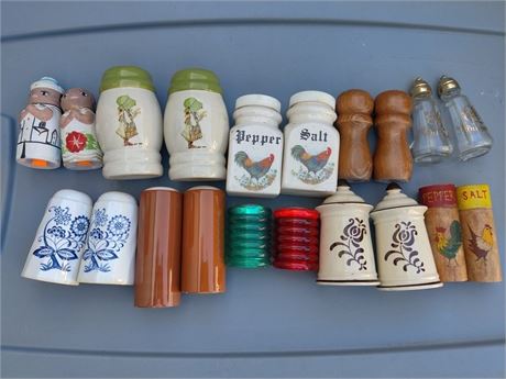 Vintage Salt & Pepper Shaker Lot