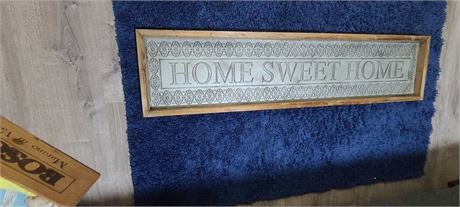 48 x 11 Home Sweet Home sign, wood
