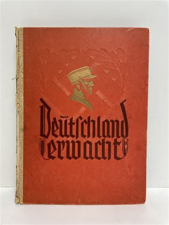 1933 Deutschland Erwacht, Nazi German Book with Pictures