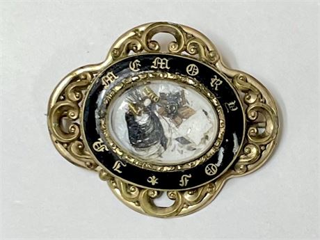 Victorian Mourning Pin