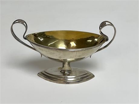 18th Century Silver Salt with Gilt Bowl (76 g)