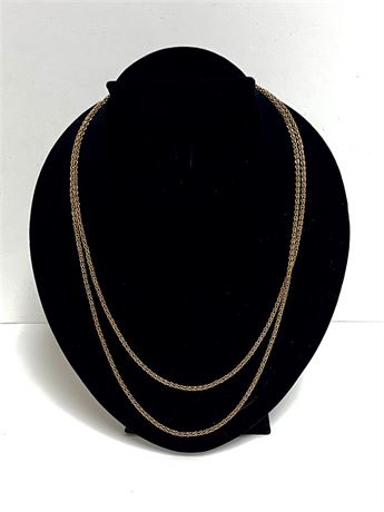 14K Gold 42" Chain Necklace (23 g)