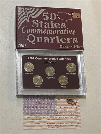 2007 Denver Mint State Quarters