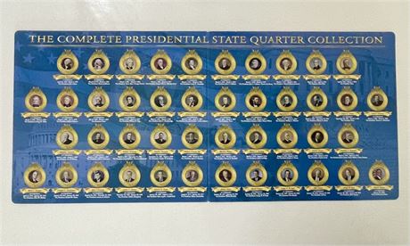 Franklin Mint Presidential State Quarter Collection
