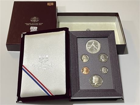 1988 U.S. Mint Prestige Set with Olympic Silver Dollar