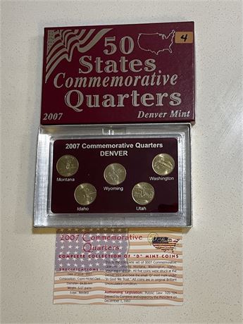 2007 Denver Mint State Quarters