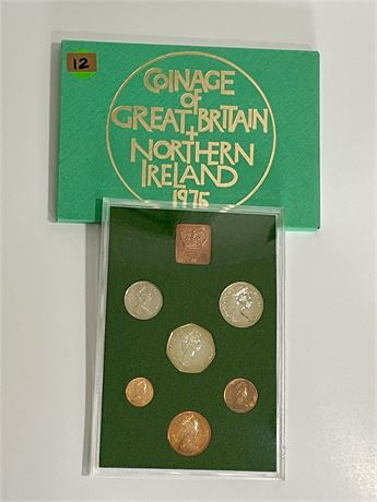 1975 Great Britain and Ireland Coin Set