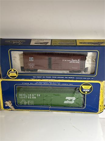 HO Scale AHM, 40' Box Car, Santa Fe all the way(L)