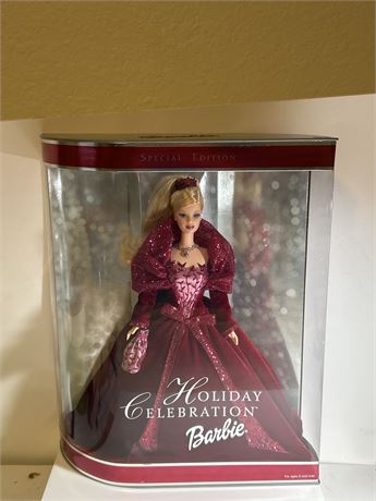 2002 Barbie Holiday Celebration Special Edition NRFB Mattel(L)