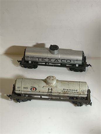 VINTAGE TYCO HO SCALE TANK CAR TEXACO TANKER 1 DOME(L)