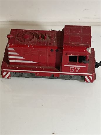 C-7 HO vintage reconditioned Athearn DC band drive switcher Hustler #57 red(L)