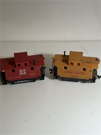 TYCO / MANTUA HO #1654 UNION PACIFIC BOBER CABOOSE(L)